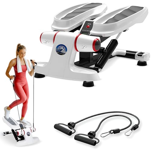 Adjustable Height Mini Stepper with Resistance Bands X934057