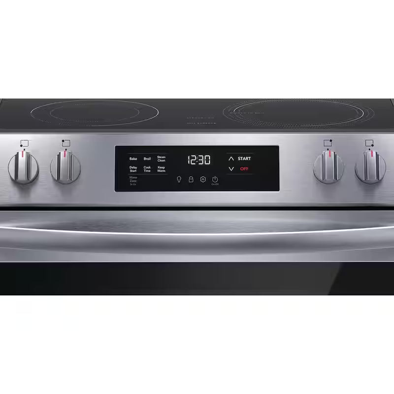 5-Element Slide-In Electric Range with Steam Clean in Stainless Steel U621018