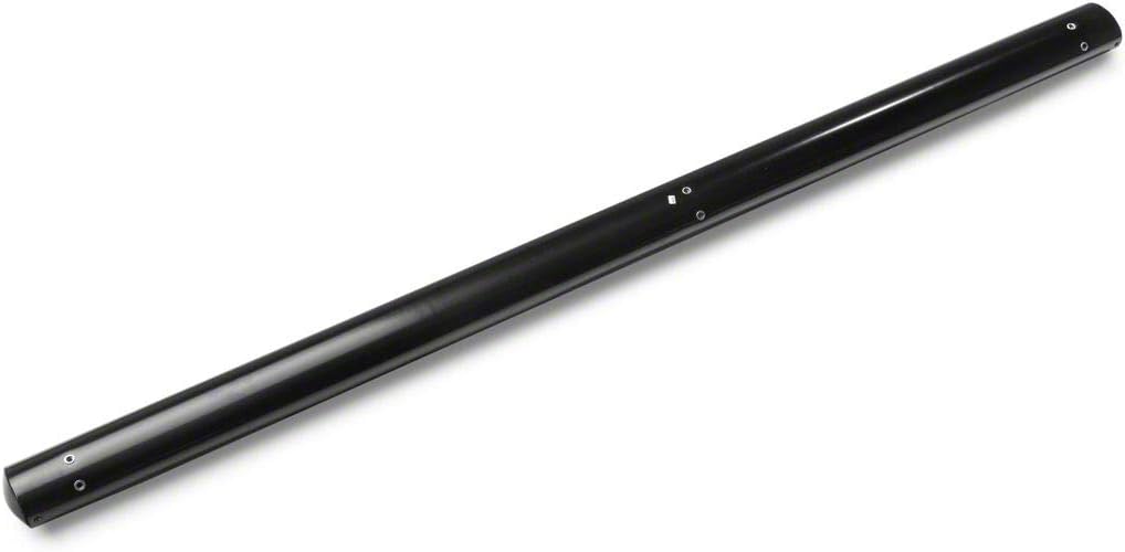 Black 4-Inch Oval Straight End Side Step Bars F405
