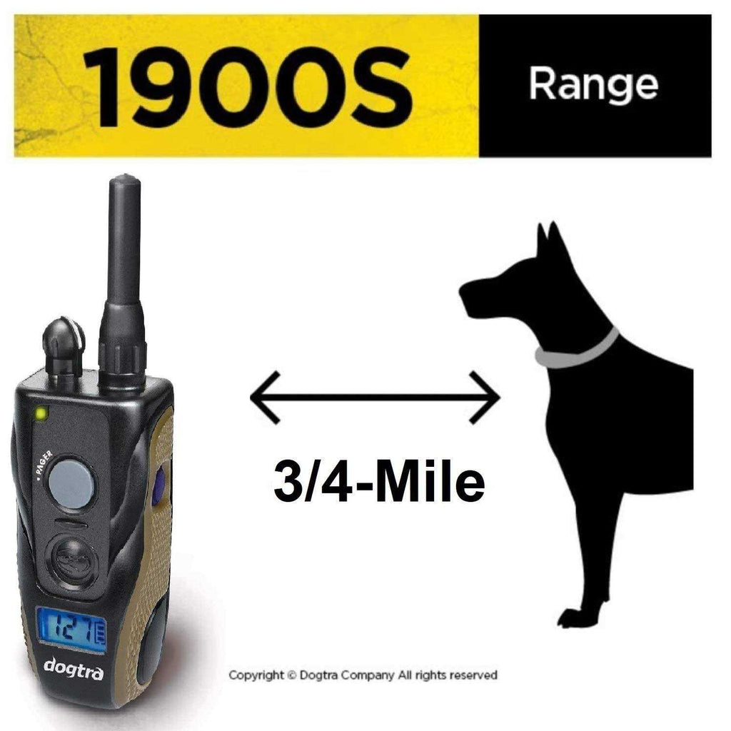Black 1 Mile Remote Trainer P972