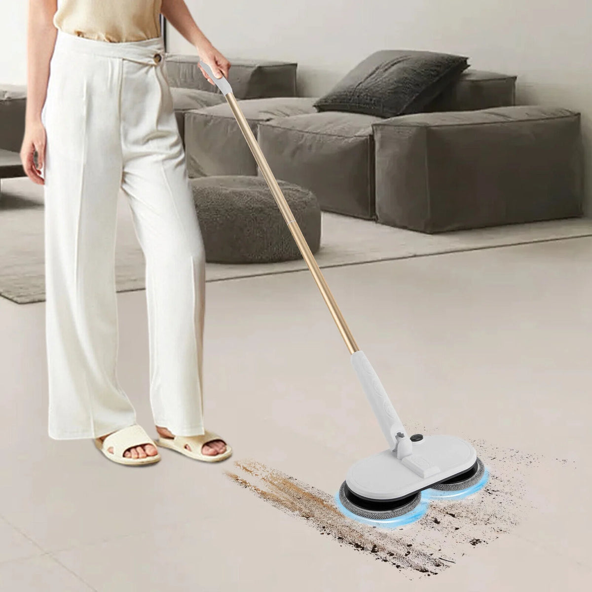 Cordless Electric Mop White O5656