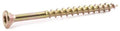 8 x 2 Star Flat Decking Screws Yellow Zinc Plated T17 E851070