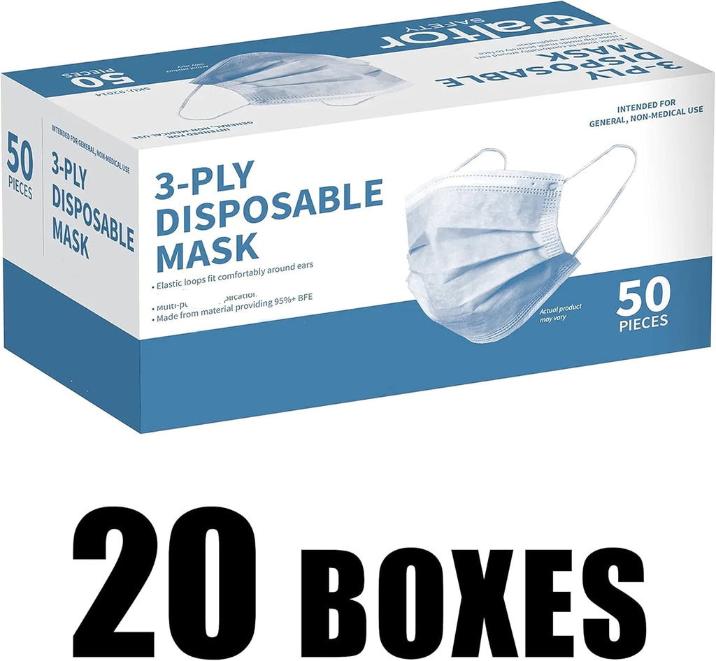 2000 Case Bulk Disposable Face Masks J298509