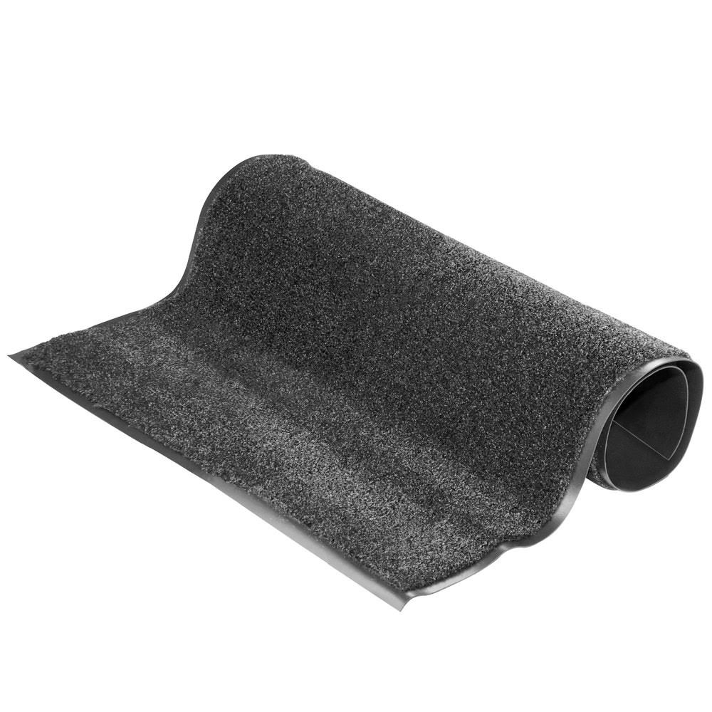Charcoal Gray 3 ft x 60 ft Olefin Carpet Floor Mat Roll O793034