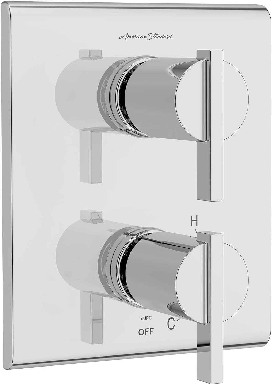 2-Handle Brushed Nickel Shower Diverter Trim R75030
