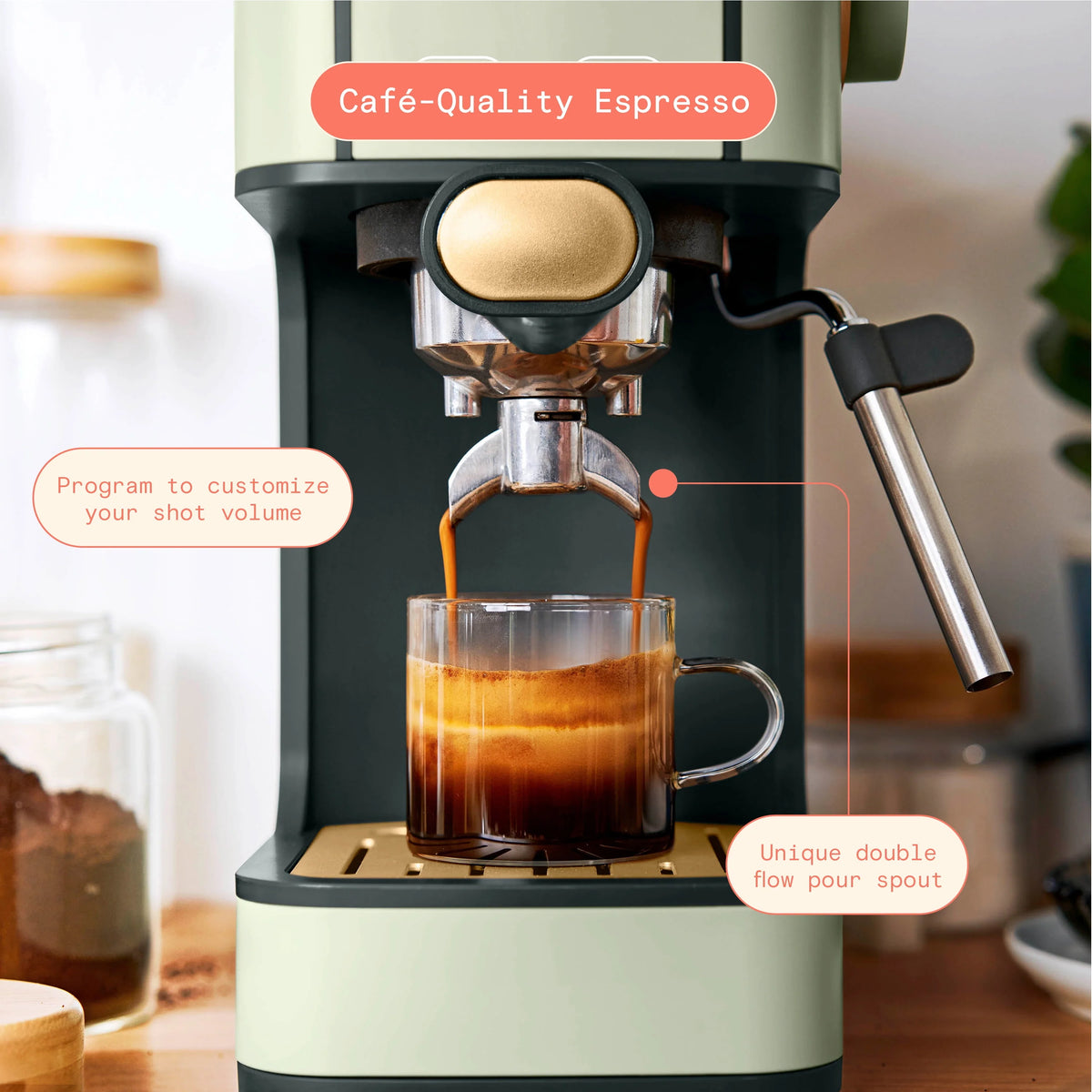 Slim Espresso Maker with 20-Bar Pressure M575