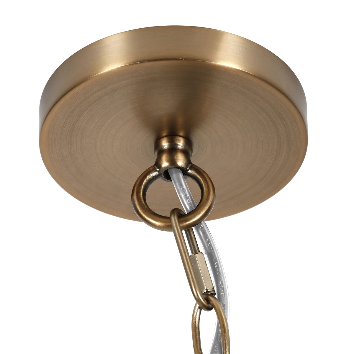 1-Light Brass Pendant with Milk White Glass Shade D118