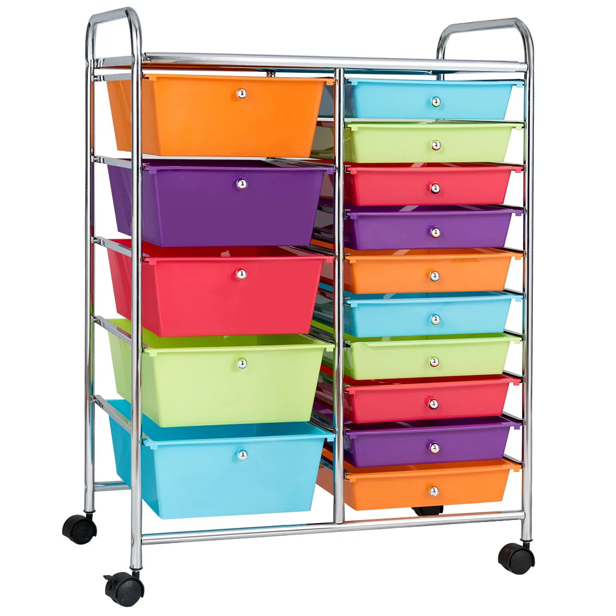 15 Drawer Rolling Storage Cart Organizer P221632