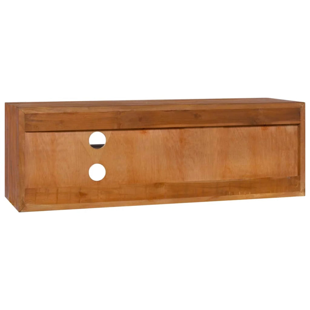 Wall-mounted Solid Wood Teak TV Stand D732366