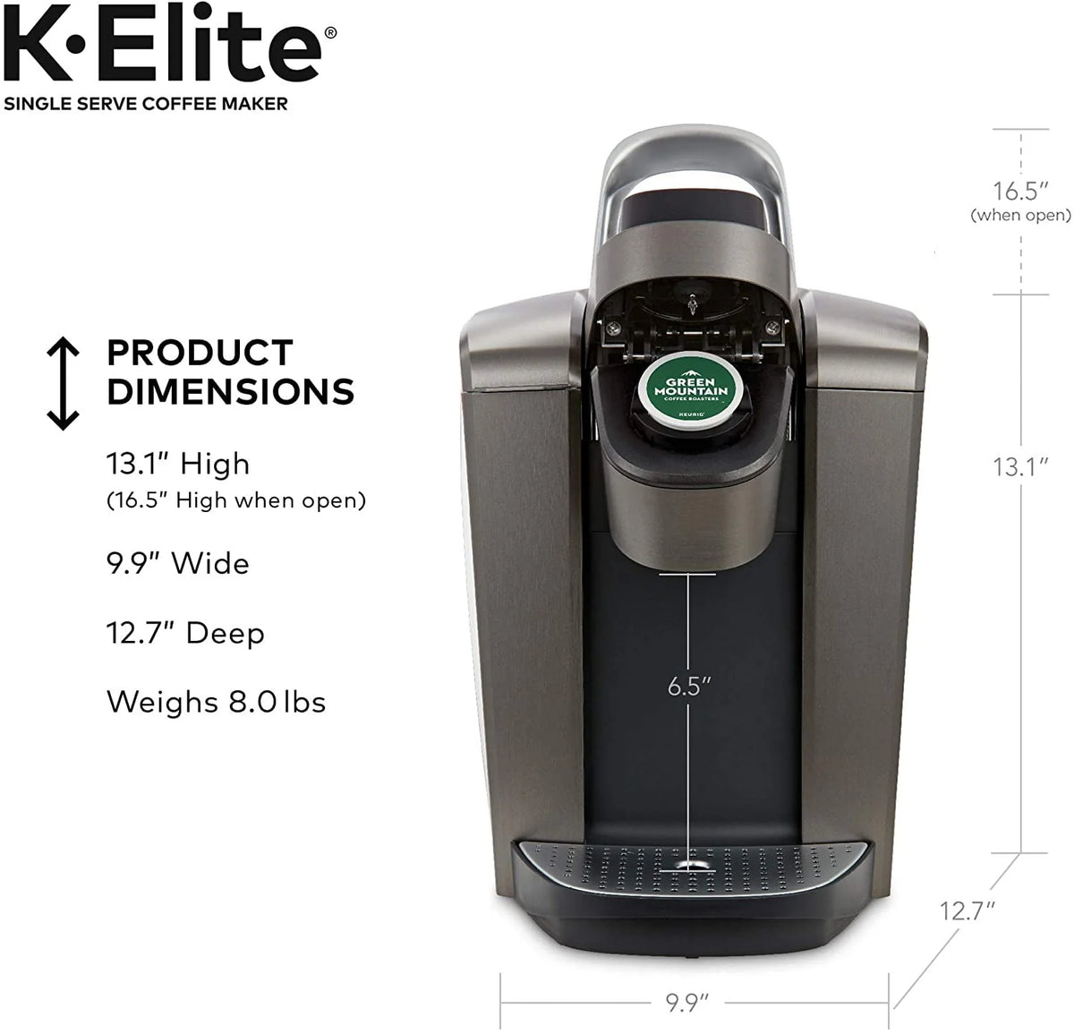 Single Serve K-Cup Pod Coffee Maker E871832