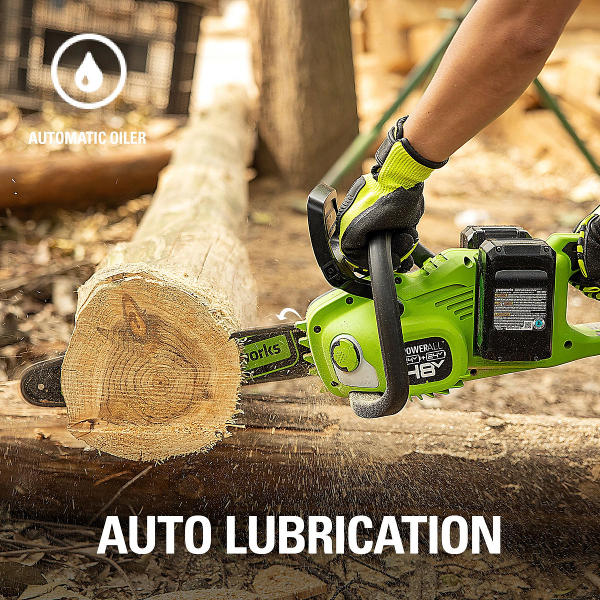 48V Cordless 14-inch Brushless Chainsaw P882