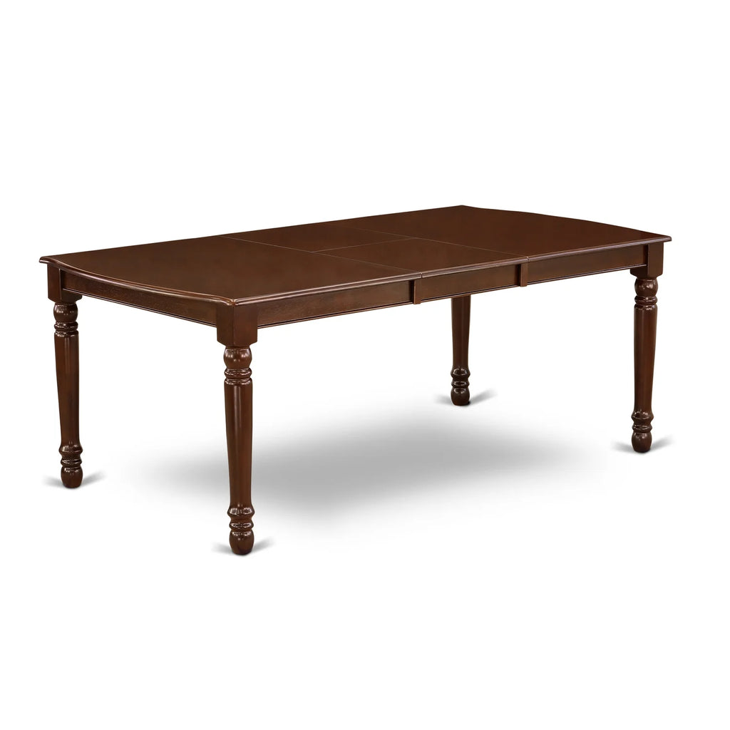 Mahogany Finish Dining Room Table With Butterfly Leaf N569815