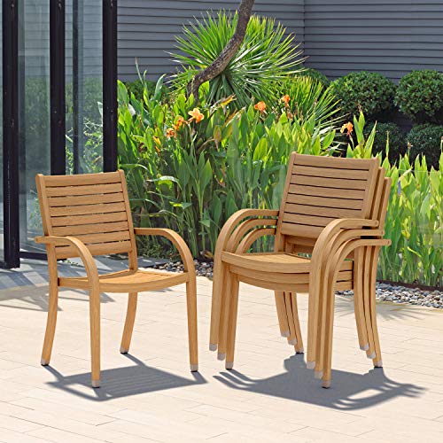 Extendable Patio Table Teak Finish H2169