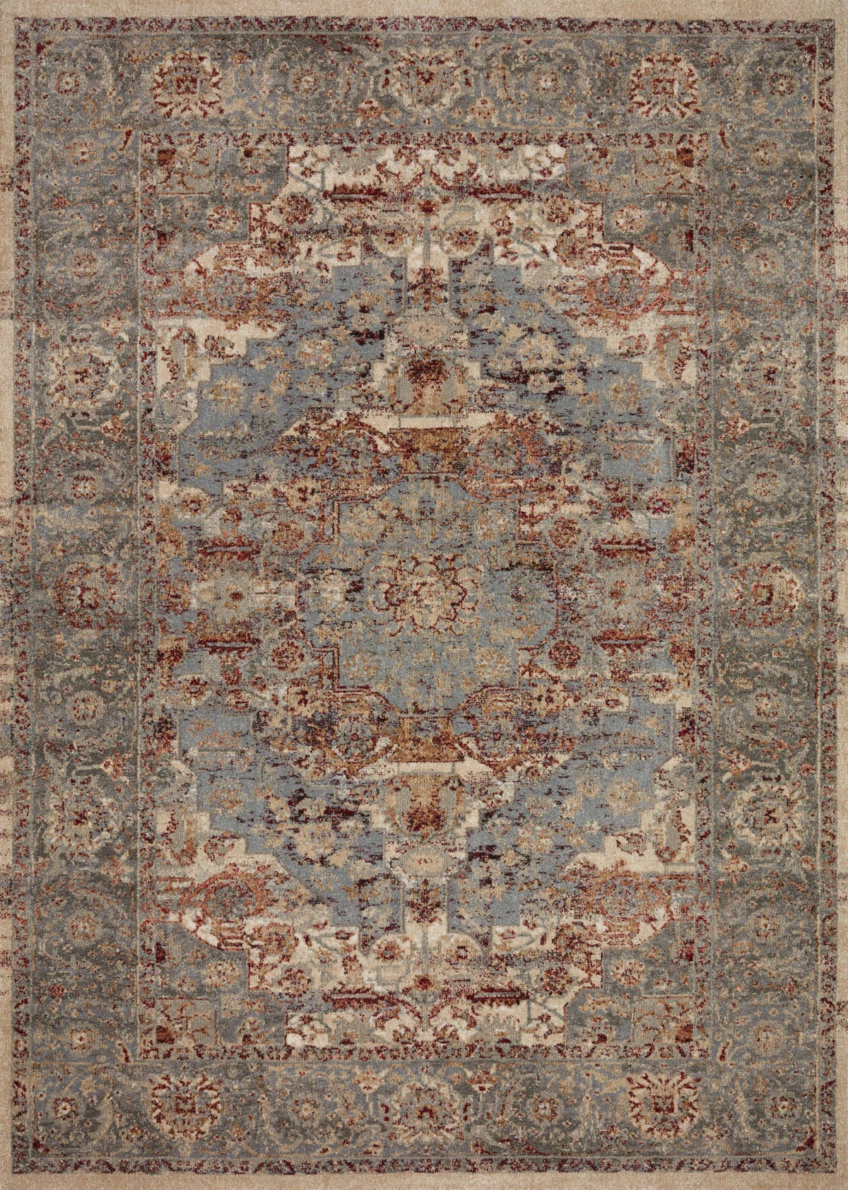 Slate Brick Rug 9'6 x 13' J586