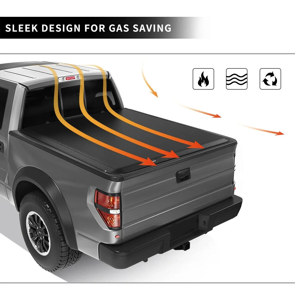 5.5 ft Bed Soft Tri-fold Tonneau Cover L785
