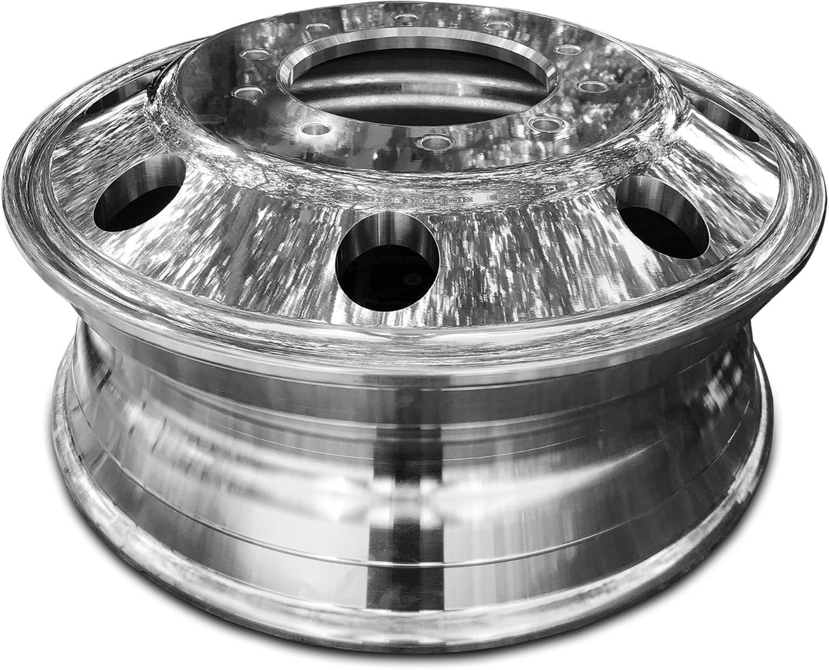 19.5 Inch 10 Lug Polished Aluminum Wheel F771