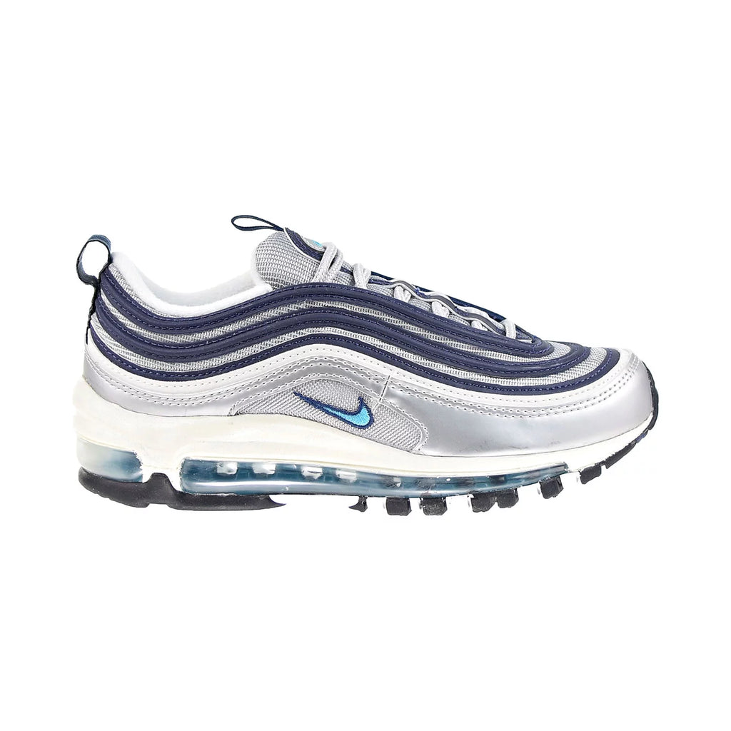 Metallic Silver Chlorine Blue Shoes G792