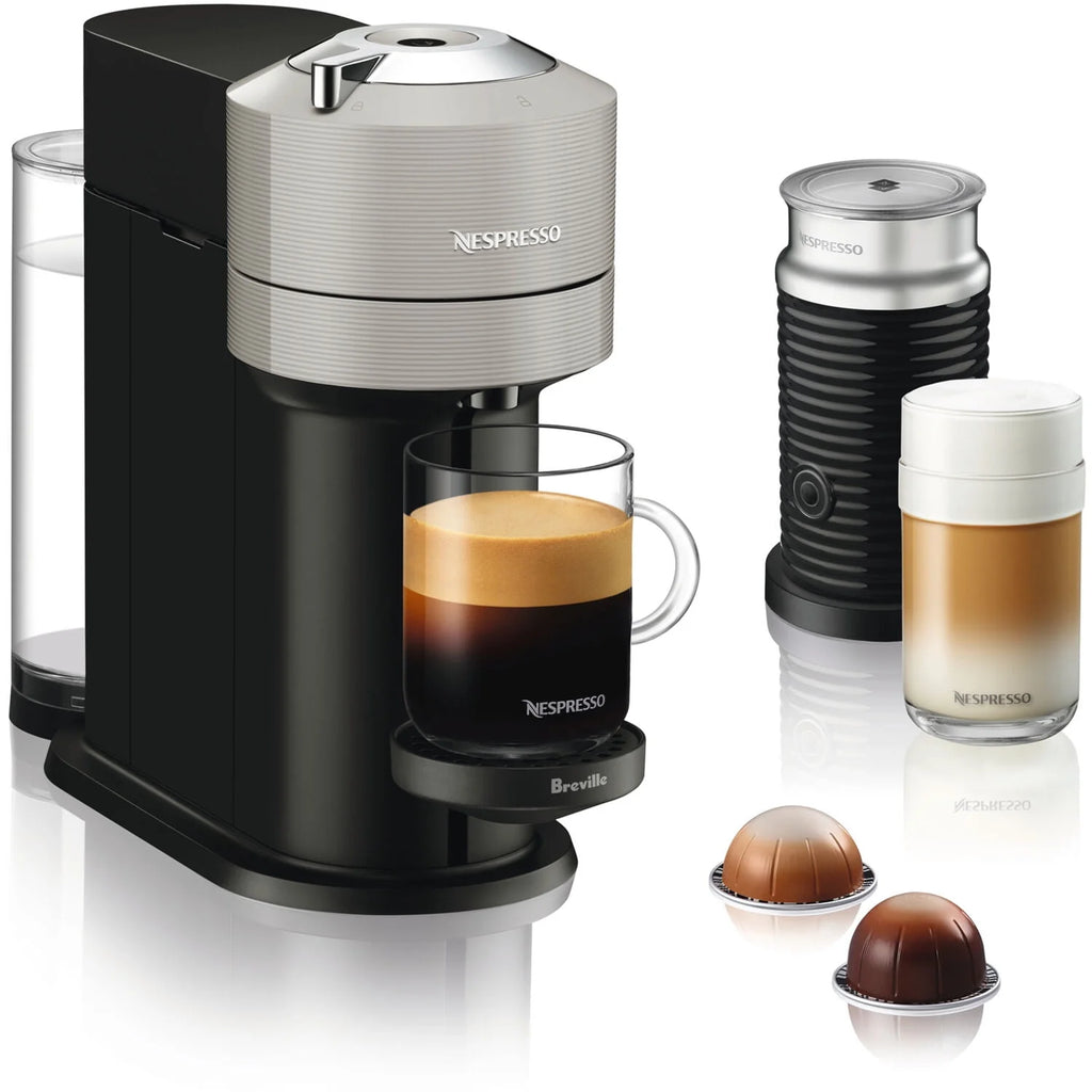 Red Coffee and Espresso Maker with Milk Frother P18216