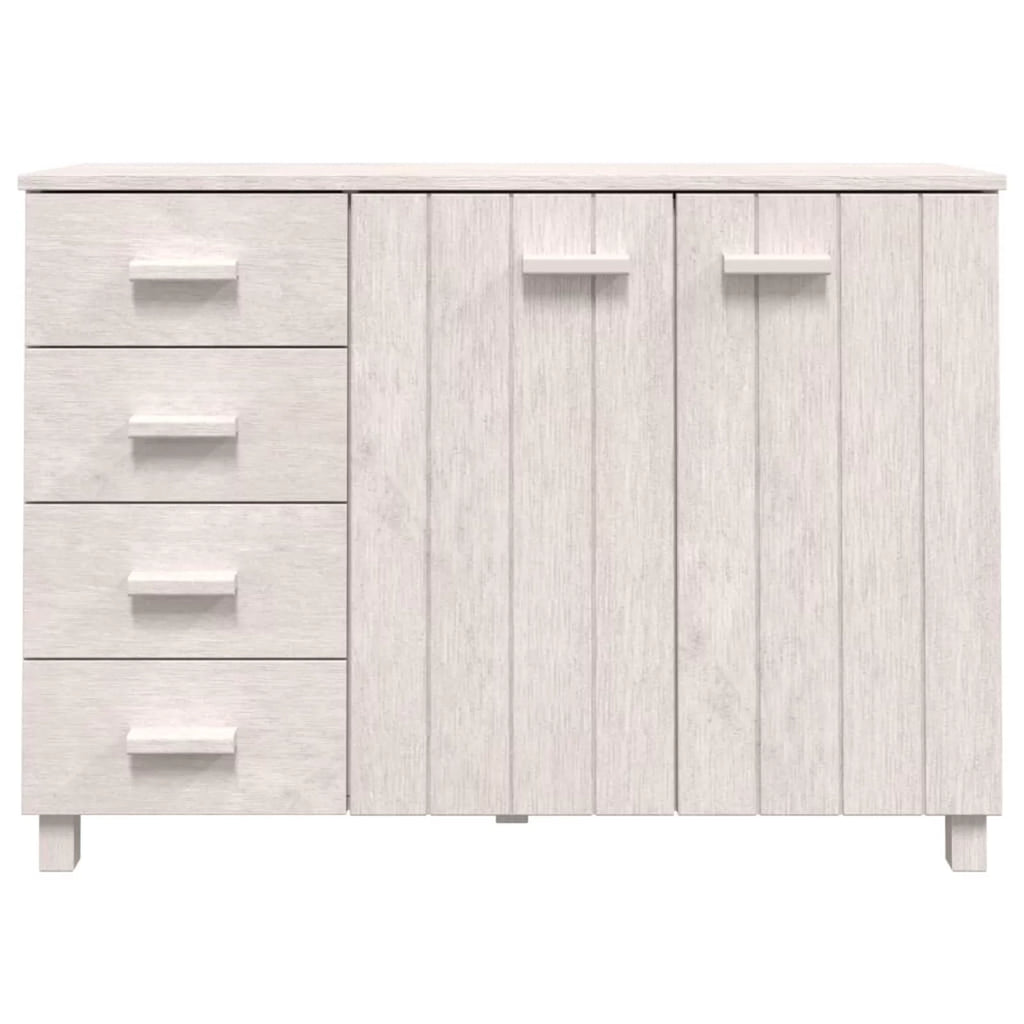 White Solid Wood Pine Sideboard Y46232