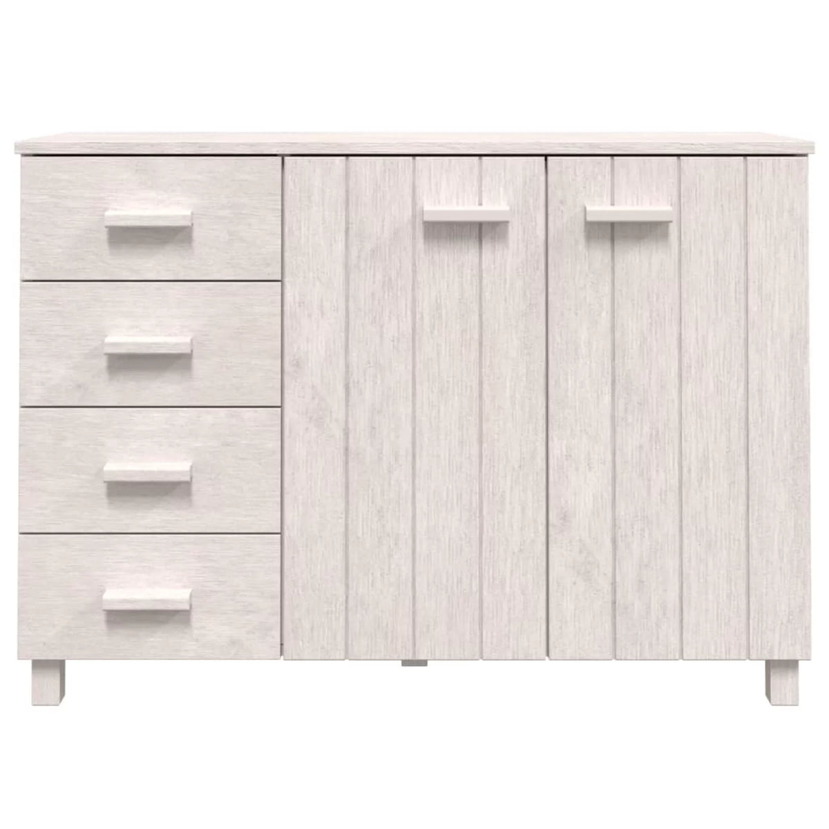 White Solid Wood Pine Sideboard Y46232
