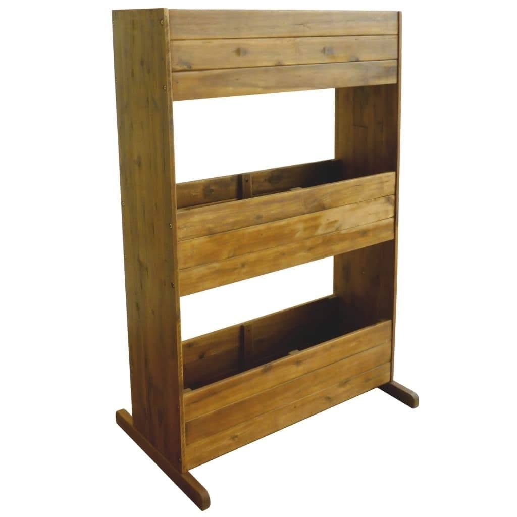 3-Tier Solid Acacia Wood Raised Bed E988