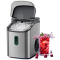 Countertop Ice Maker with Ice Scoop Stainless Steel Z4286