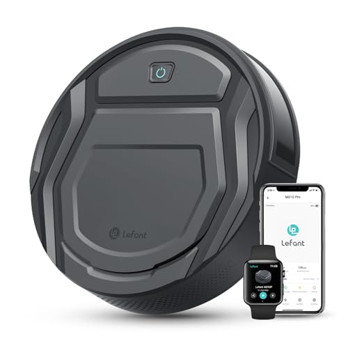Robot Vacuum Cleaner, Super Thin, Powerful Suction, Quiet, Self-Charging, Grey N138187