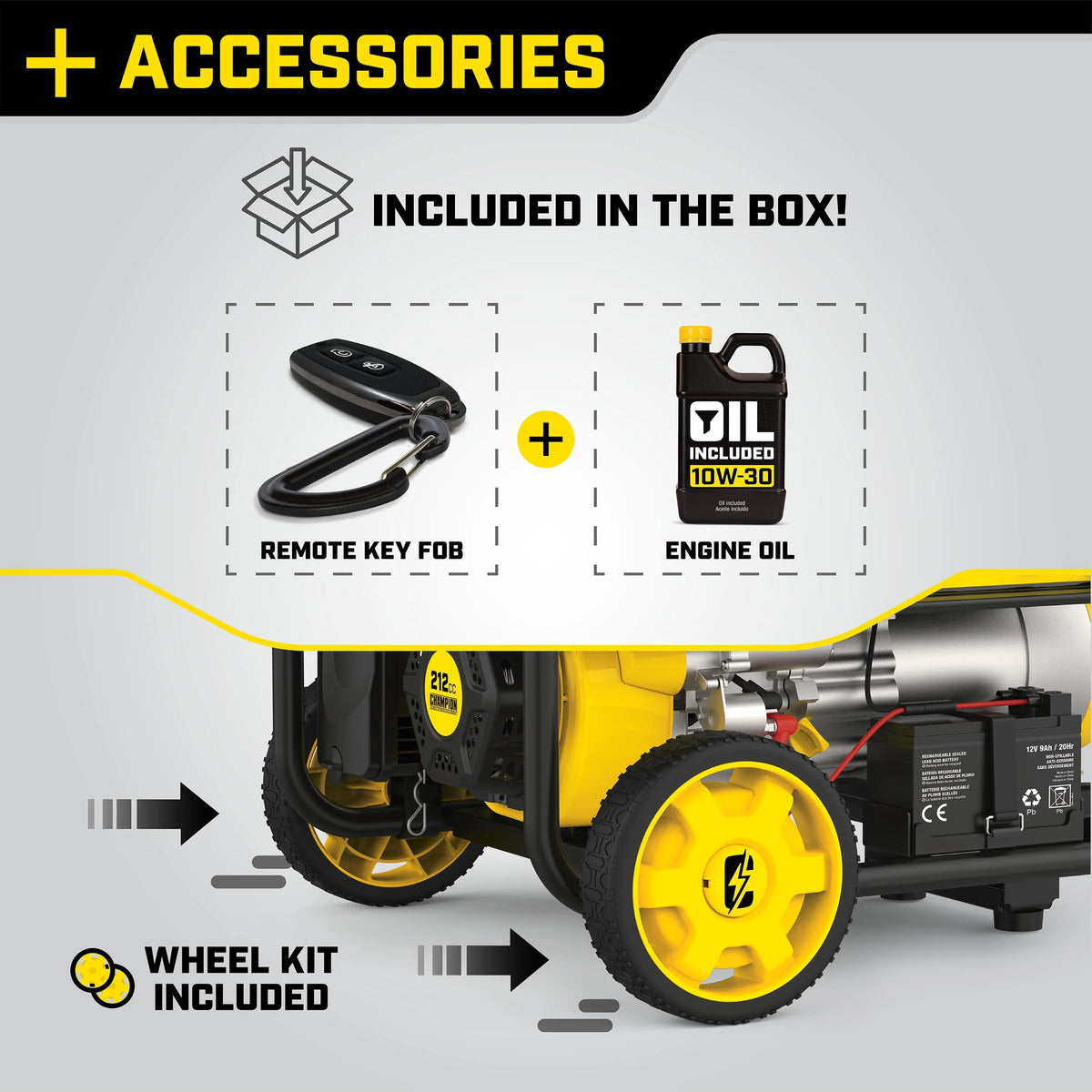 3500 Watts Portable Generator with Remote Start U41323