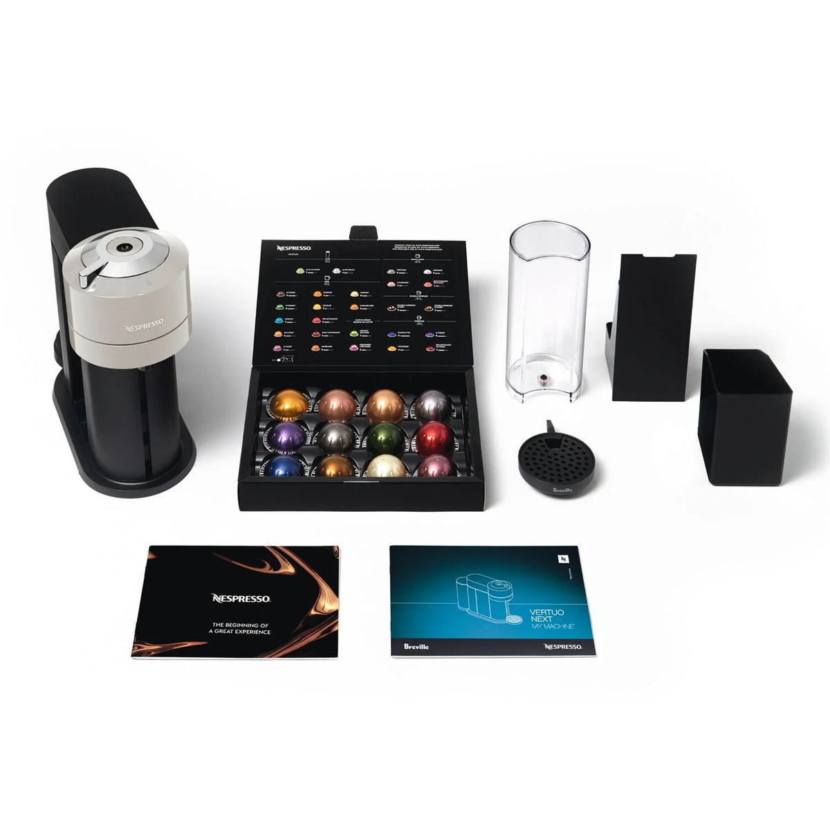 Red Coffee and Espresso Maker with Milk Frother P18216