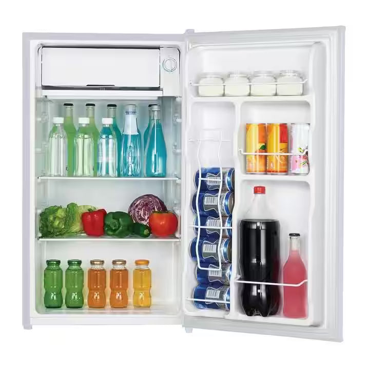 White 3.2 cu. ft. Mini Refrigerator with Compact Freezer C3600