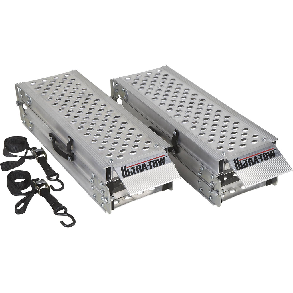 Folding Arched Aluminum Loading Ramp Set 1,000-Lb. Capacity I3579