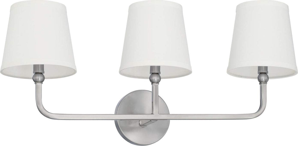 Brushed Nickel 3-Light Wall Mount C8934