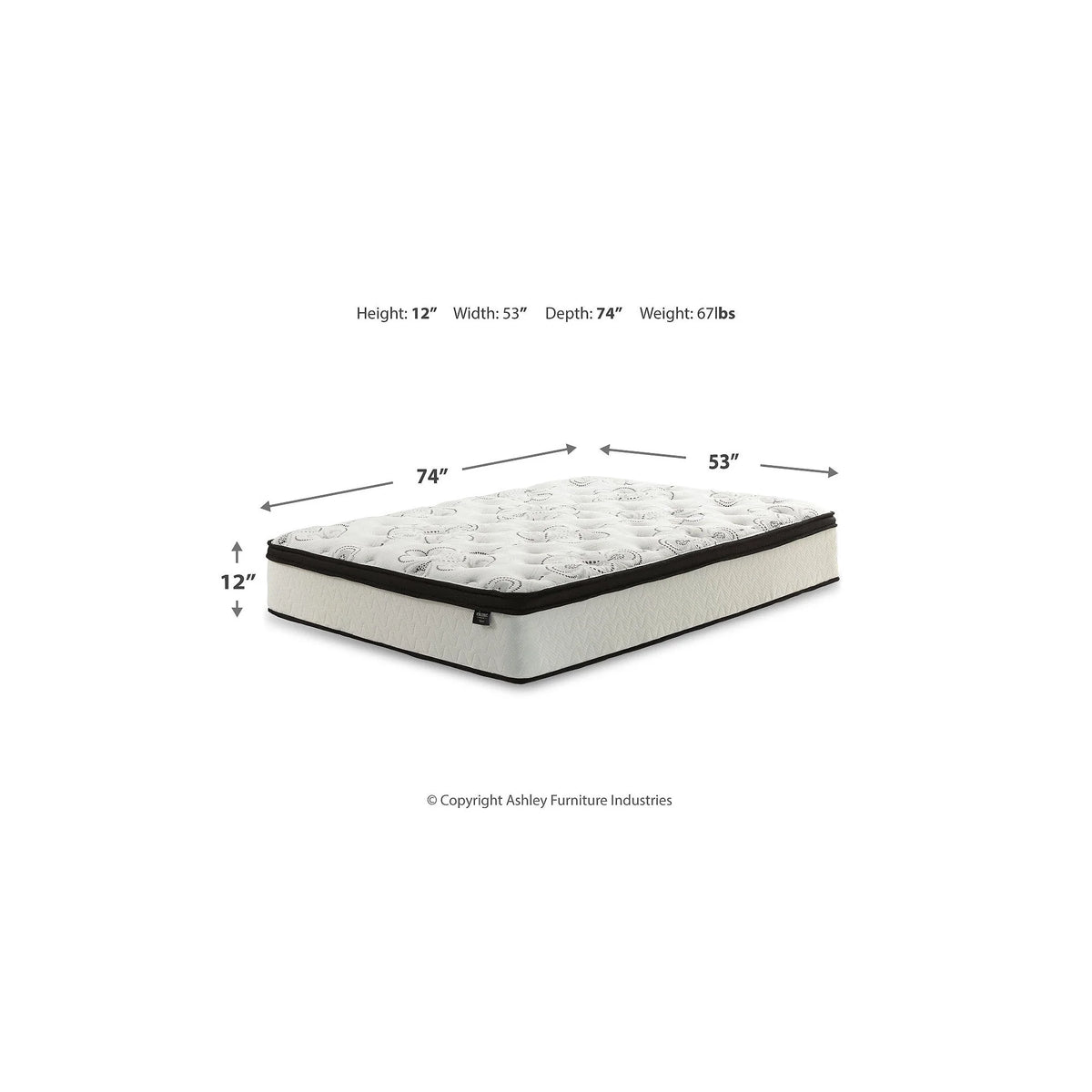 Queen Mattress in a Box White J393195