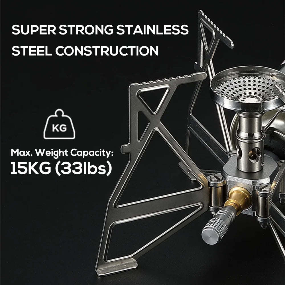 Collapsible Stainless Steel Outdoor Stove 3300W Y5104