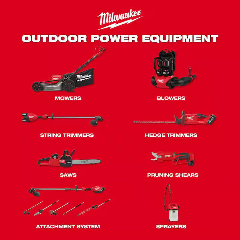 18V Lithium-Ion Brushless Cordless String Trimmer and Hedge Trimmer Combo Kit M86678