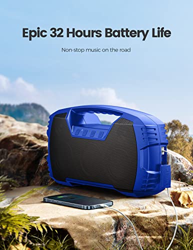 IPX7 Waterproof 40W Portable Bluetooth Speaker with Subwoofer G8815