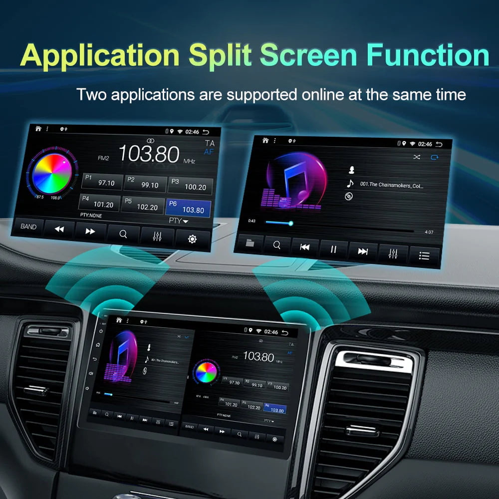 Android 12 Car Stereo Player with Backup Camera P814