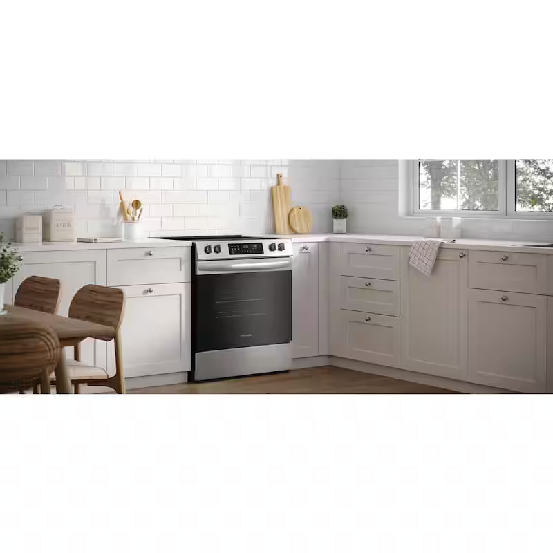 5-Element Slide-In Electric Range with Steam Clean in Stainless Steel U621018