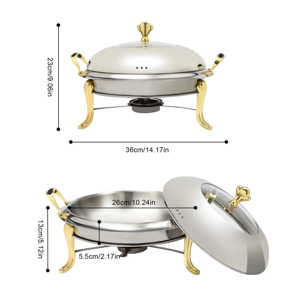 5 Quart Stainless Steel Chafing Dish R124710