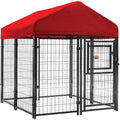 52 in. x 4 ft. x 4 ft. Welded Wire Dog Kennel N67519