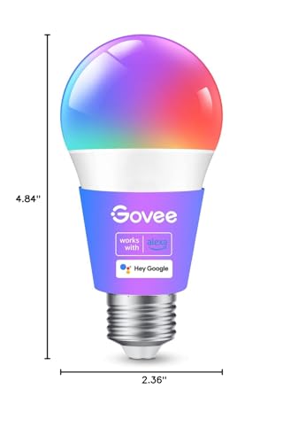 Color Changing Smart LED Light Bulbs 4 Pack F33634
