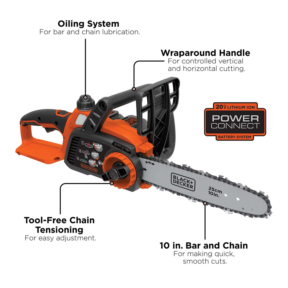 20V MAX Lithium 10 in. Chainsaw D86011