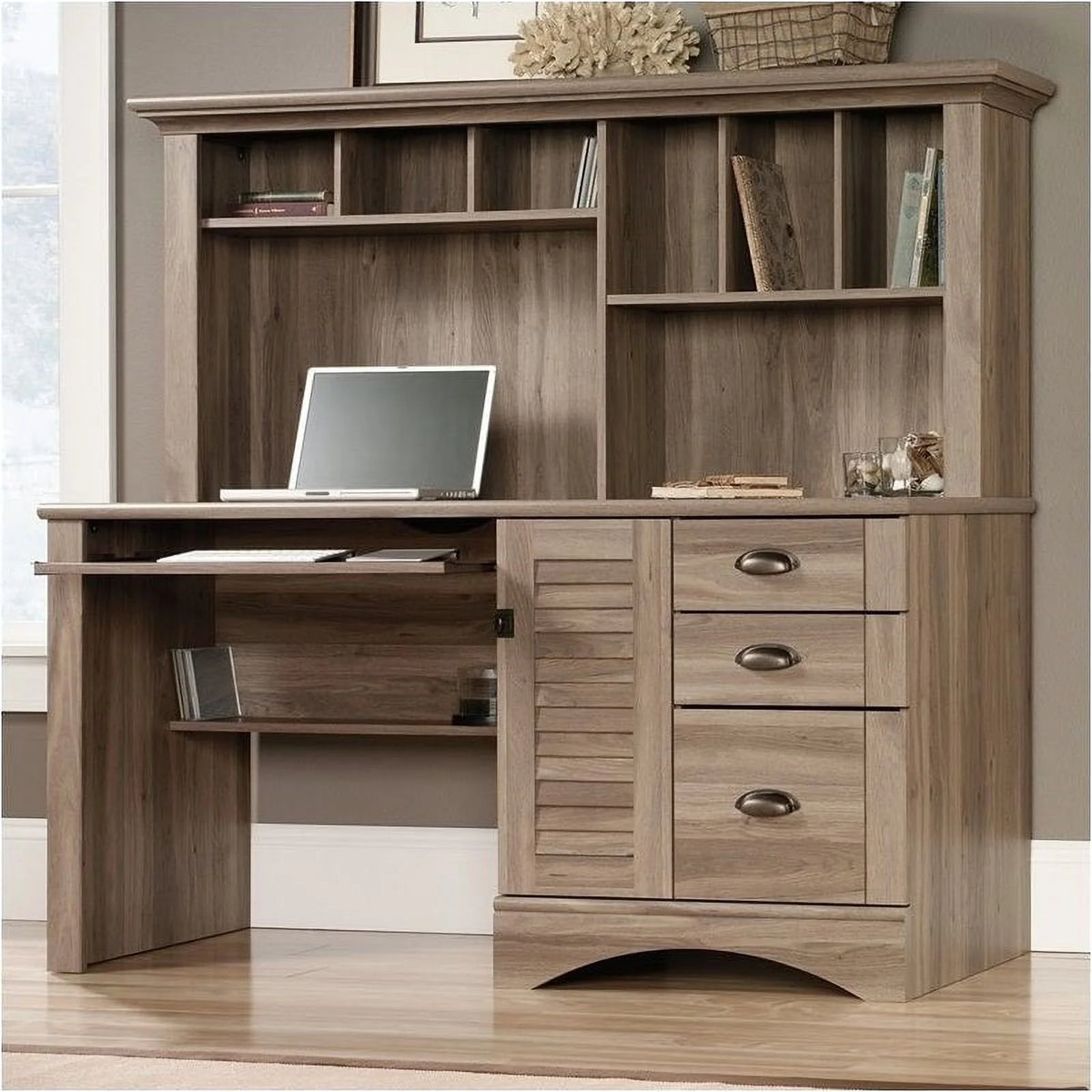 Computer Desk with Hutch N221862