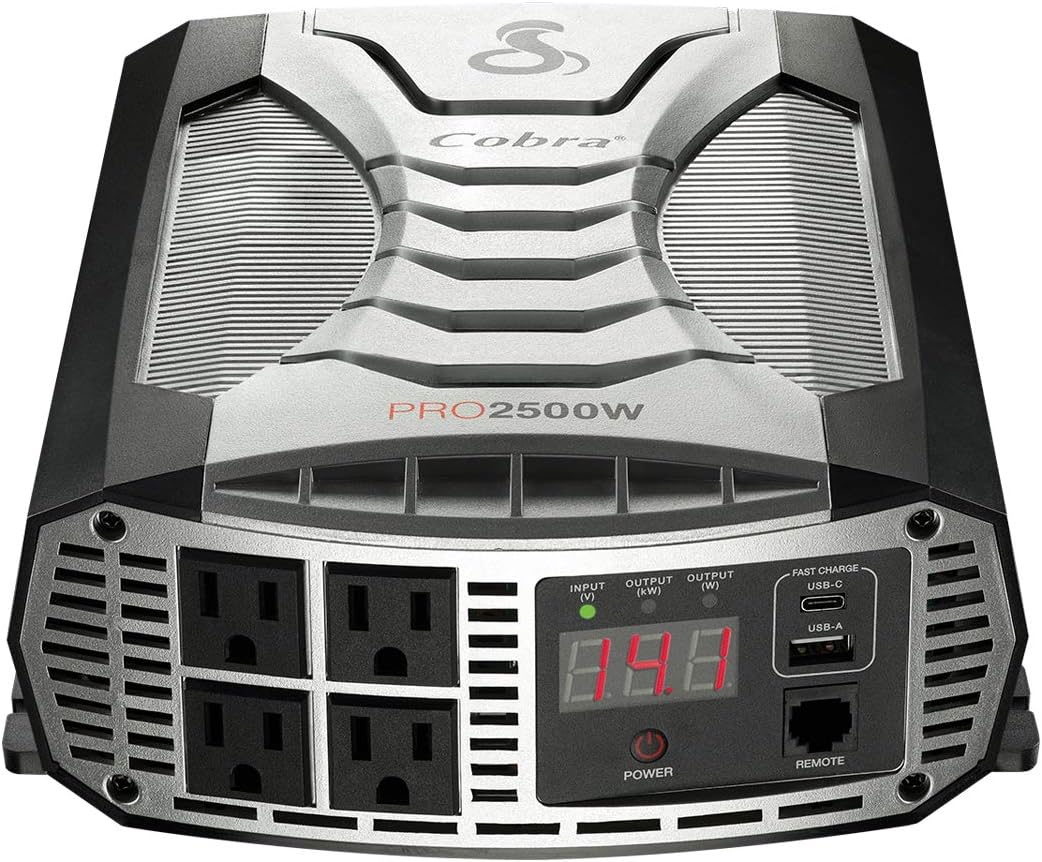 400W Power Inverter with 2 AC Outlets and 2 USB Ports F626