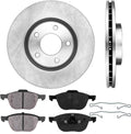 299.8 mm 5 Lug Brake Disc Rotors + Ceramic Brake Pads + Clips F41798