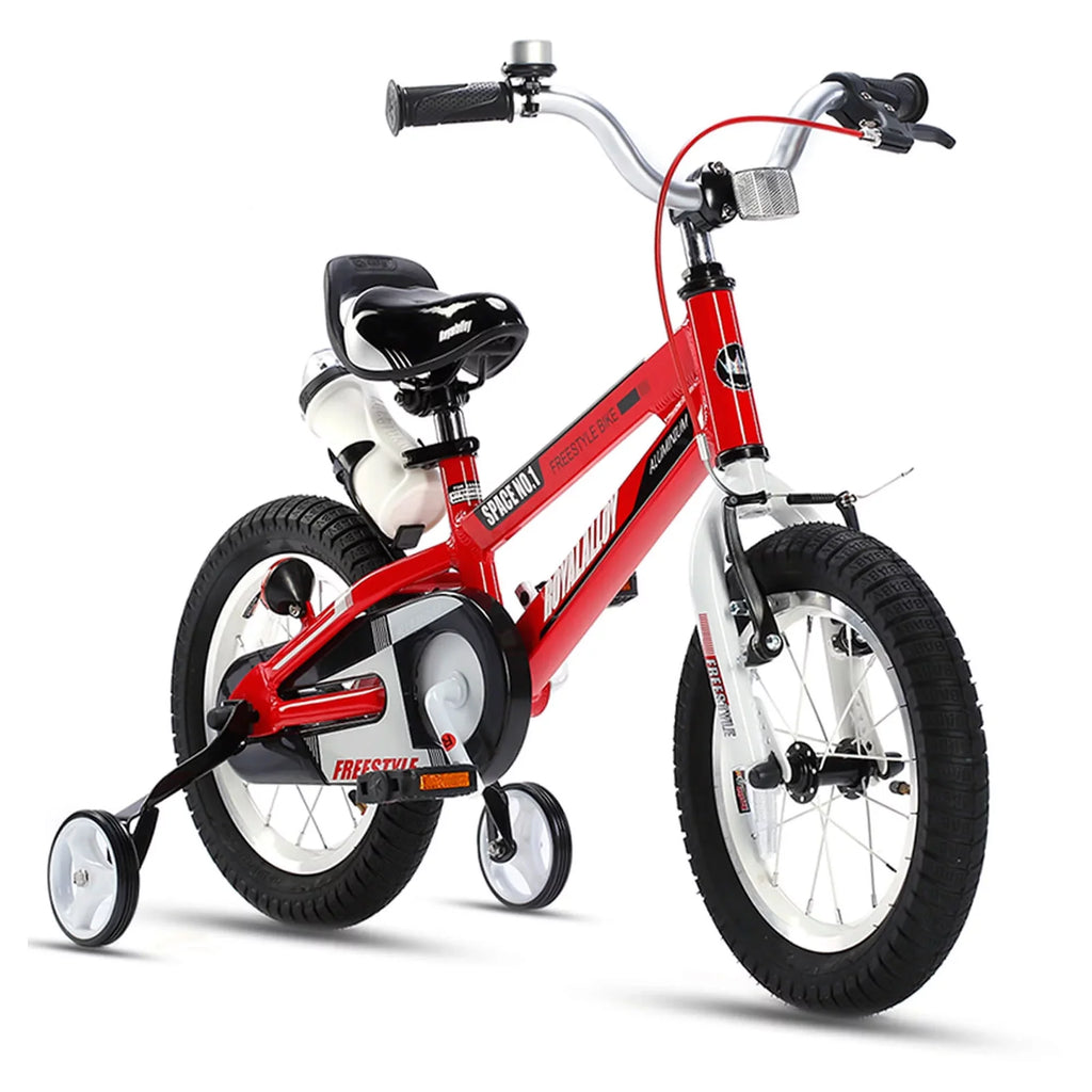 Red Kids Bike with Training Wheels C68624
