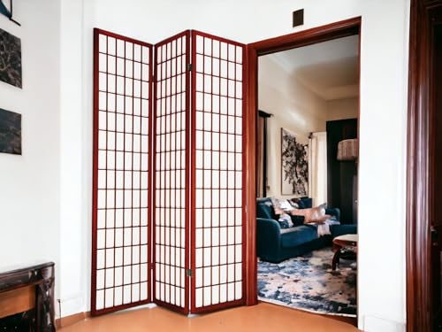 4 Panels 6ft High Japanese Style Room Divider J20920