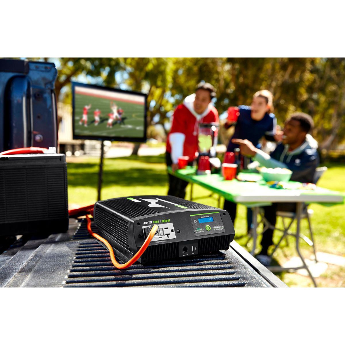 2000 Watt Continuous 4000 Watt Peak Pure Sine Wave Power Inverter X407945