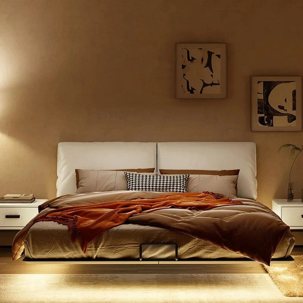Leather Double Bed N744527