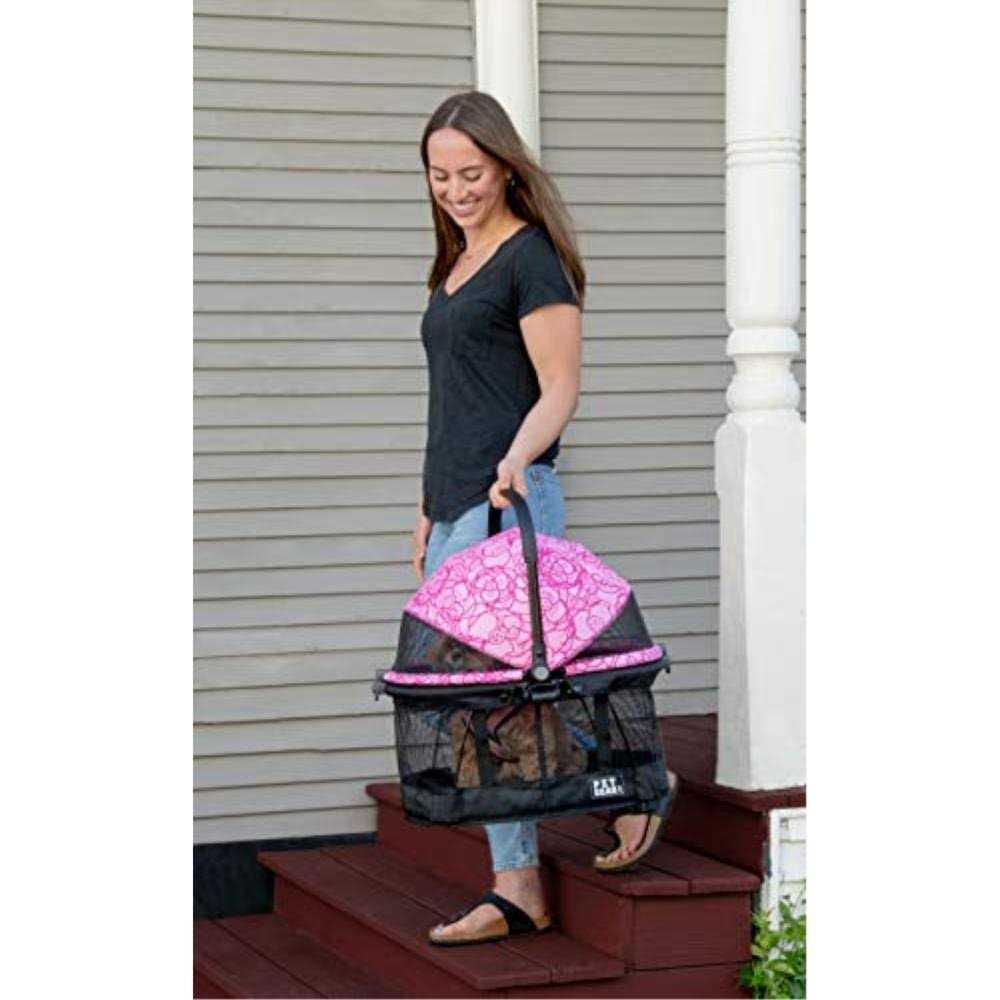 Pet Stroller Booster and Carrier Travel System W146050